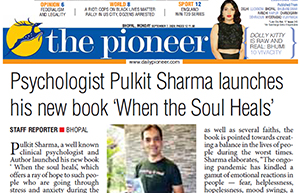 Pulkit Sharma's Interview The Daily Pioneer